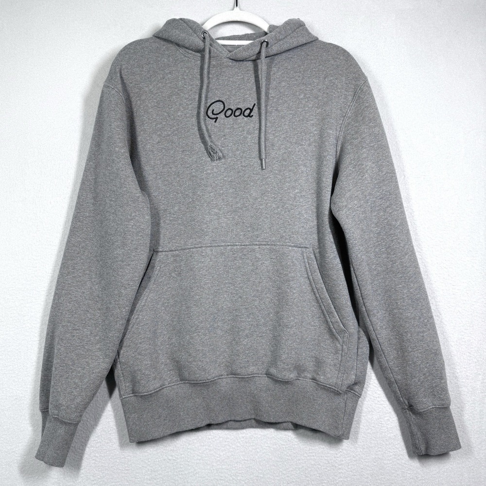 Good Good Golf Hoodie Mens Small Club Fleece Script Logo Pullover Sweatshirt
